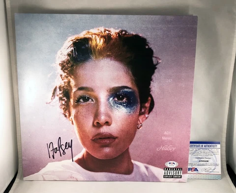 Halsey Signed LP Album Vinyl MAnic PSA/DNA 1 COA Cover