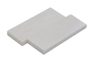 Knochenmutterrohlinge - 2,125"" x 0,75"" x 0,2"" - weiß - 2er-Pack - großer Dobro - Bild 1 von 1