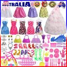 au- 85pcs Doll Clothes Necklaces Dress Outfit Handmade DIY Dollhouse Baby Toys S