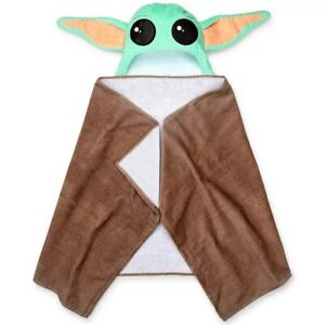 Star Wars Mandalorian Baby Yoda Kids Hooded Towel
