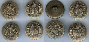 Bouton civil - 2 boutons lions + 2 boutons anges perfectionné CT 28mm - Picture 1 of 1
