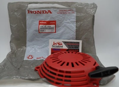 Genuine OEM Honda 28400-Z0L-V20ZB Recoil Starter Assembly Red Fits GCV160 - Image 1 of 4