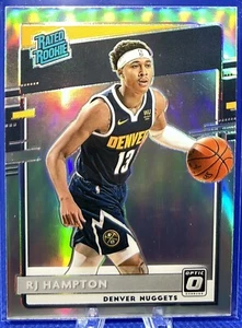 2020-21 Optic Rated Rookie RJ Hampton RC #174 Silver Holo Nuggets Magic - Picture 1 of 2