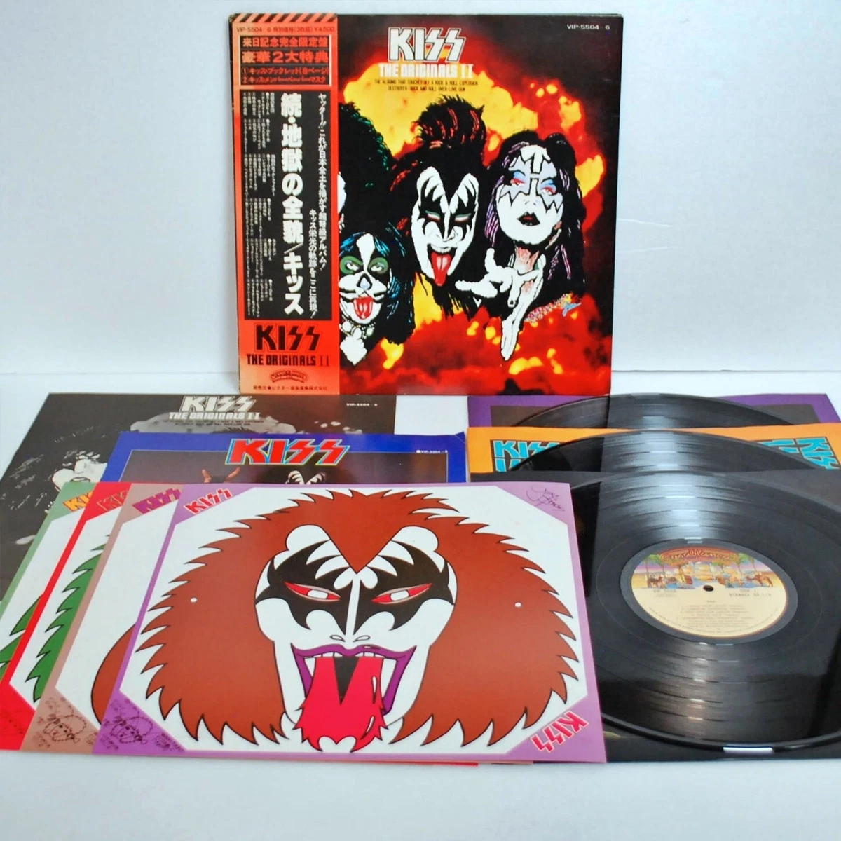 Kiss The Originals 2 Vinyl Record Obi Mask Booklet Hard Rock Heavy