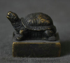 Sello de sello of sello of sello of estatua de tortuga de la Chine