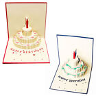 3D for Up Birthday Cake Greeting Card Baby Shower Birthday Party In