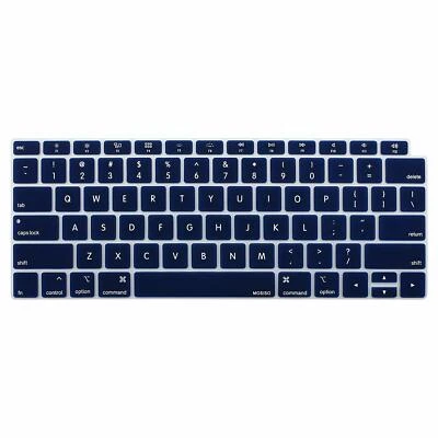 Para Macbook Nuevo Air 13 A1932 A2179 Impermeable Silicona Teclado Cubierta Protectora Foto 1 de 4