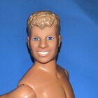 Ken Type Handsome Blonde Articulated Doll ~ Nude ~ By Hasbro