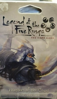 Legend of the Five Rings LCG: Masters of the Court Clan Pack (Factory Sealed) - Image 1 of 3