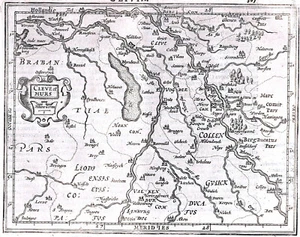 NORTH RHINE WESTPHALIA GERMANY "Cleve et Murs" Mercator / Hondius 1607 - Picture 1 of 5