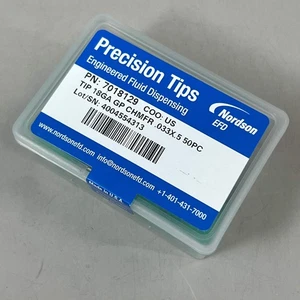 NORDSON EFD 7018129 Punta ad ago per erogazione 18GA, 0,5" L, verde, 50/scatola verde 7018 - Foto 1 di 5
