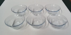 Fire King Philbe Sapphire Blue Ovenware Custard Cups Vintage Set of 6 - Picture 1 of 11