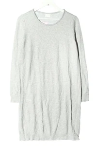 VILA Jersey largo Mujeres Jersey Talla EU 38 gris claro look casual - Imagen 1 de 5