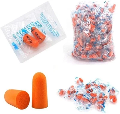 EP301 Soft Foam Ear Plugs Work Sleep Snoring Noise Cancelling Motorcycle SNR33dB
