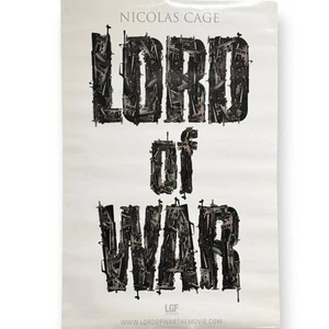 Póster de la película Lord of War 40x27 de 2 caras Nicolas Cage 2005 imagen inversa en el lado 2 - Imagen 1 de 2