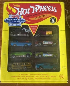 Hot Wheels Vintage Collection 1993 paquete de 8 serie 2 Redline - Imagen 1 de 6