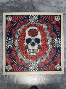 Justin Helton signiert Status Serigrafie Grateful Dead Poster Kopf wie ein Loch /250 - Bild 1 von 7