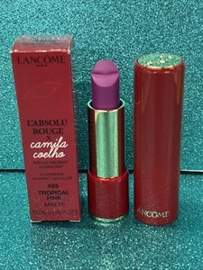 Lancome L'Absolu Rouge Camila Coelho 485 TROPICAL PINK Lipstick 0.12 oz NIB - Picture 1 of 2