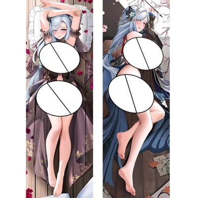 Funda de almohada con estampado de 2 caras Anime Genshin Impact Shenhe Dakimakura Foto 1 de 4