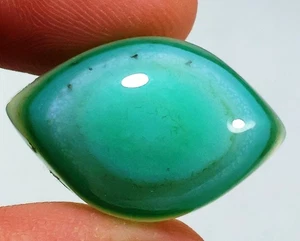 35 Ct 11X18X26 mm Natural Eye Agate Cabochon Evil Protector Gemstone CZ-869 - Picture 1 of 1