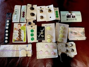 Vintage Lot KNOPFKARTEN Lady Washington Ultra Kraft Barbara Lee La Mode Pacific - Bild 1 von 6