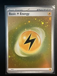 Basic Lightning Energy (Cosmos Holo) 004 Sv01: Scarlet & Violet Base Set Holo  - Picture 1 of 2