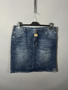 WHITE STUFF DENIM Skirt - Size UK12 W30 - Navy - NEW WITH TAGS - Women’s - Picture 1 of 4
