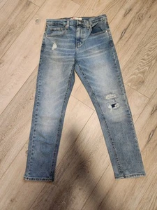 Signature Levi Strauss Taper Boys Size 14 Distressed Jeans - Picture 1 of 12