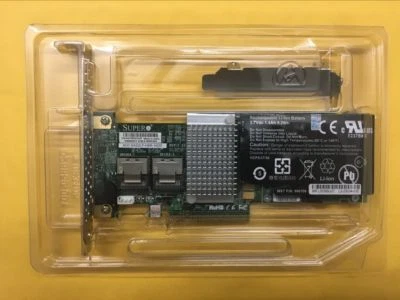 Supermicro AOC-SAS2LP-H8iR LSI 9260-8I 512MB PCIex8 SAS 6GBs /8 Port+ Battery  - Bild 1 von 4