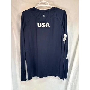 Fila Tennis Team USA XL Long Sleeve Shirt - Picture 1 of 4