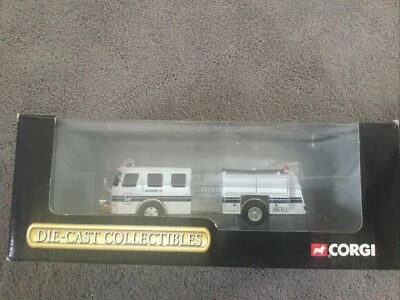 Corgi 54703 E-One Side Mount Newark Fire Dept Pumper Truck - Image 1 of 4