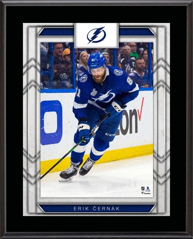 Erik Cernak Tampa Bay Lightning 10.5" x 13" Sublimated Player Plaque Cover
