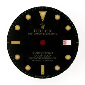 Rolex Submariner de colección para hombre 40 mm 16618,16803,16808 esfera de pátina negra 2/tono #J6 - Imagen 1 de 8