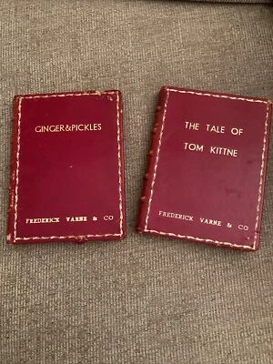 Antique Book Leather Artist Bound Ginger Pickles Tale Tom Kitten Beatrix Potter - Image 1 of 4