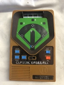 2001 Mattel Classic Baseball Handheld Electronic Game Works No Battery Cover - Picture 1 of 2
