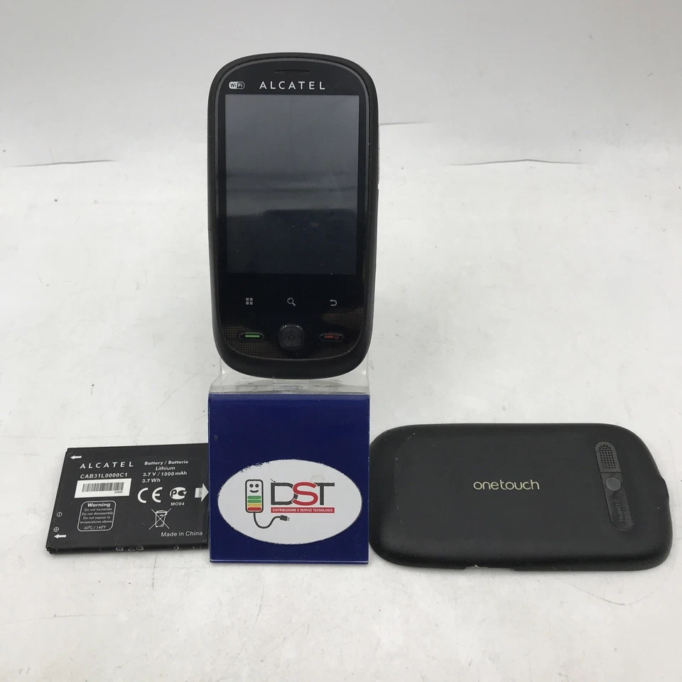 SMARTPHONE ALCATEL ONETOUCH 890D, DUAL SIM NERO TESTATO PERFETTAMENTE FUNZIONANT - Immagine 1 di 4