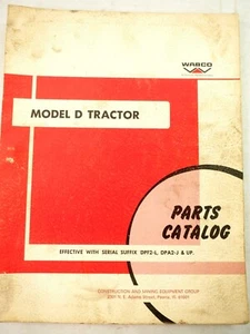 Wabco Model D Tractor DPF2-L,DPA2-J, & Up Parts Catalog - Picture 1 of 12
