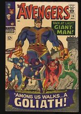 Avengers #28 FN/VF 7.0 1st Appearance Collector! Giant-Man Becomes Goliath!