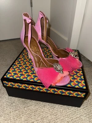 Kurt Geiger London Kensington Arco Gema Cabeza de Águila Tacones NUEVO Talla 8 Foto 1 de 4