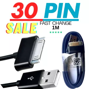 Charging USB Cable Sync 30-Pin for Samsung Galaxy Tab iPad Data iPod P1000 6FT - Picture 1 of 15