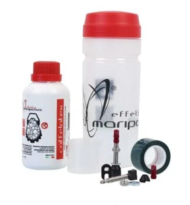 Kit sin tubo Efecto Caffelatex todos los tamaños con sellador/cinta/válvulas MTB ROAD CX - Imagen 1 de 8