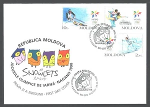 Moldova  1998 Nagano  Olympic , FDC - Picture 1 of 1