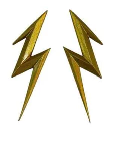 The Flash Film Requisiten TV Show Bolts Bildschirm gebraucht DC Comics Bücher Kostüm x1 - Bild 1 von 3