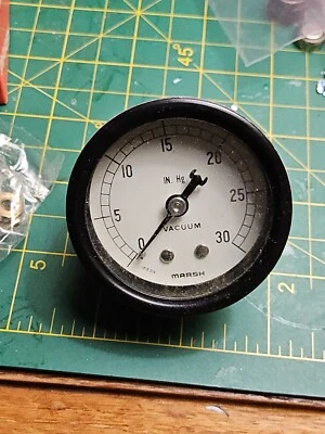 Marsh Vacuum Gauge New, Old Stock. 1-ABB-00000-AFA - Image 1 of 4