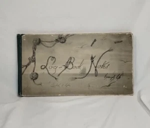 Vintage 1888 Log Book Notes Through Life By Elizabeth Little, Nautical Poems - Picture 1 of 5