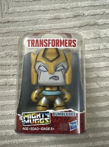 New Transformers Mighty Muggs Bumblebee 3 Diff Face Changer Vinyl Figure Hasbro - Picture 1 of 3