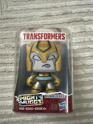 New Transformers Mighty Muggs Bumblebee 3 Diff Face Changer Vinyl Figure Hasbro - Image 1 of 3