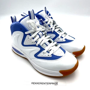 Reebok Galaxy1 White/Blue Patent Leather Basketball Shoes 096069 Men's Sz: 10.5 - Picture 1 of 10