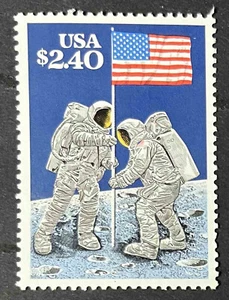 Apollo 11 Moon Landing 40th Anniversary MNH $2.40 Stamp USA Scott #2419 VF - Picture 1 of 1