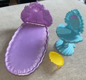 Die kleine Meerjungfrau Schlafzimmer Set Spielset 65928 Vintage gebraucht Disney - Bild 1 von 15